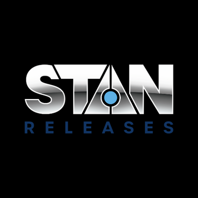 Logo of STAN Releases with a black background