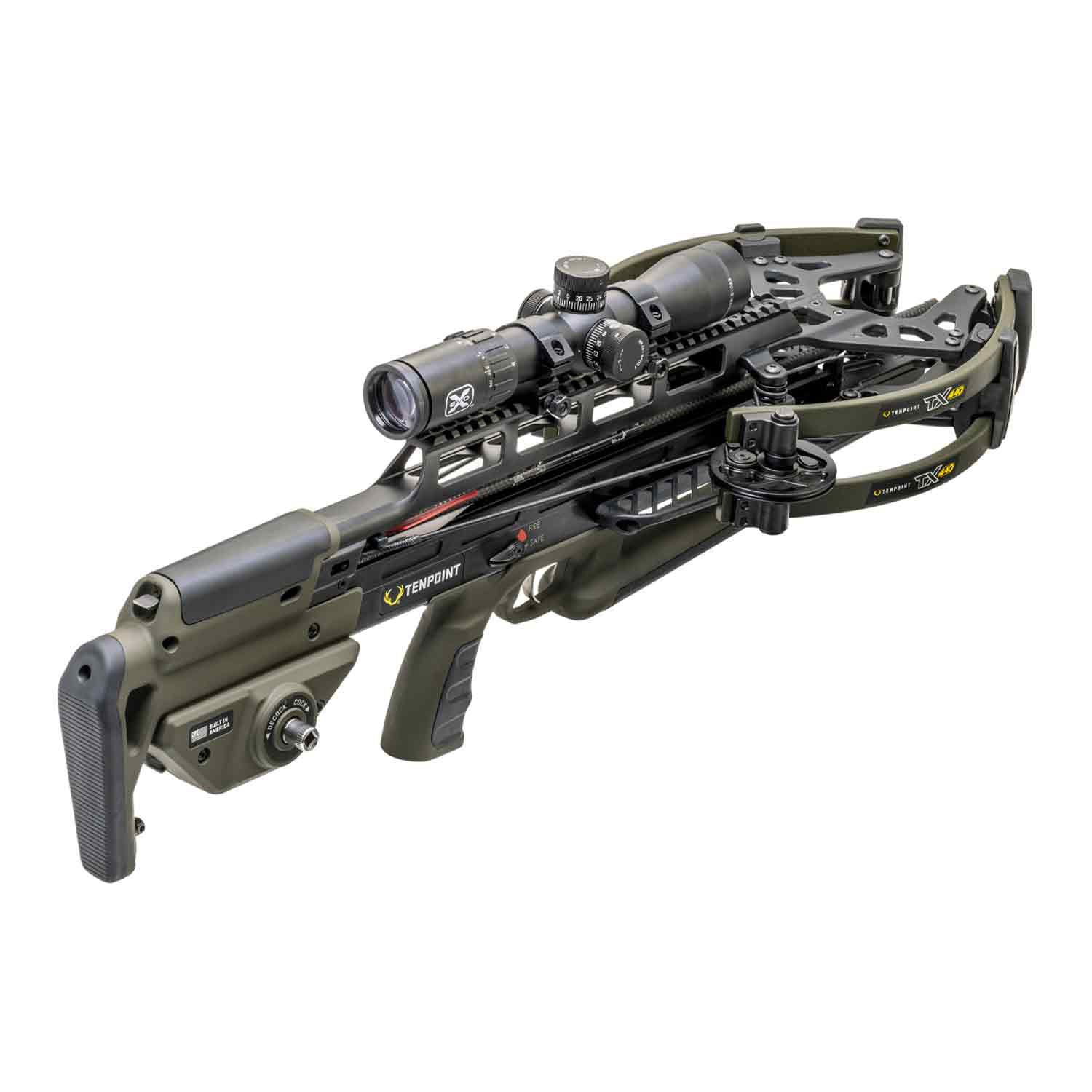Crossbow on a white background