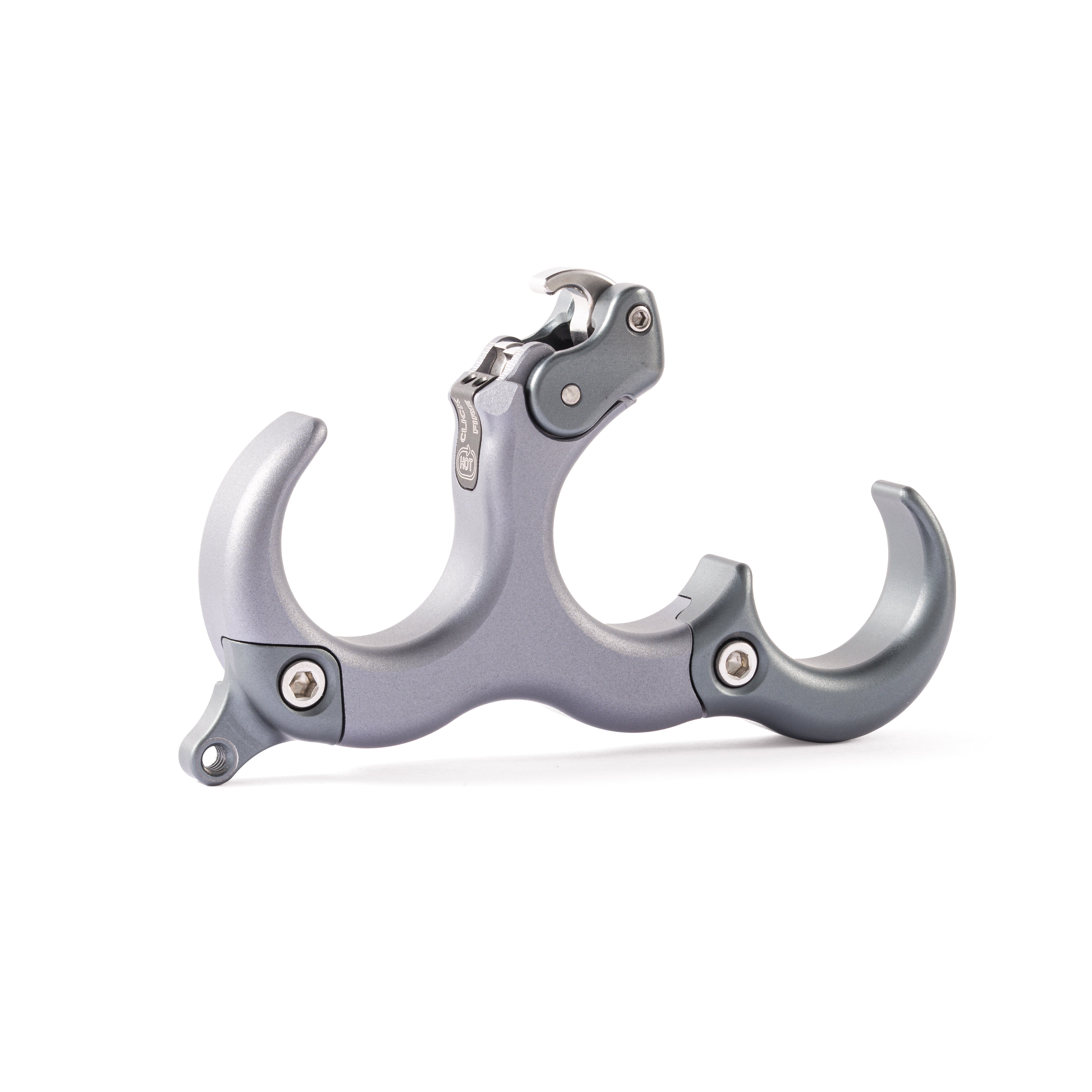 ULTRAVIEW UV Hinge aluminum back tension release in the three-finger configuration. 