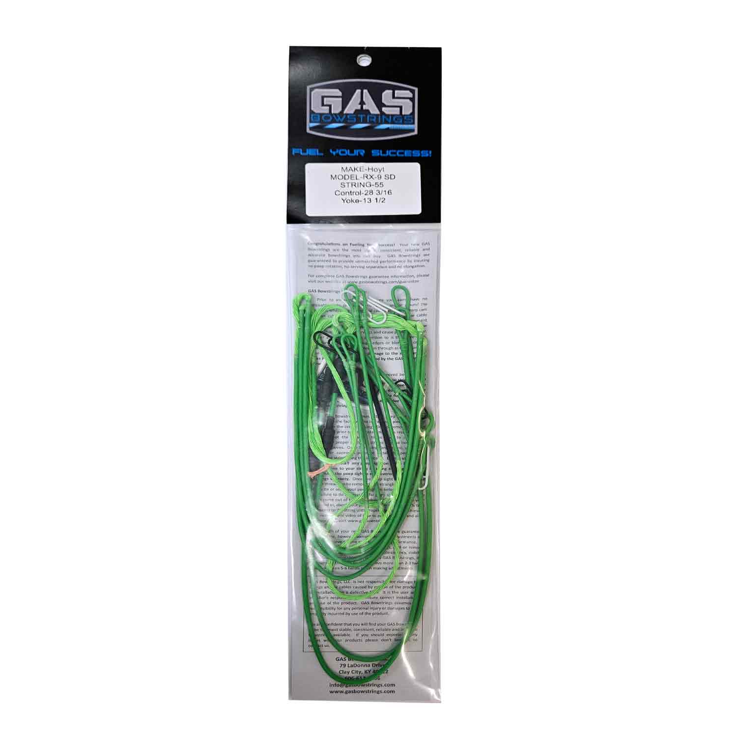 GAS Bowstrings Custom High Octane String & Cable Complete Set (Hoyt RX ...