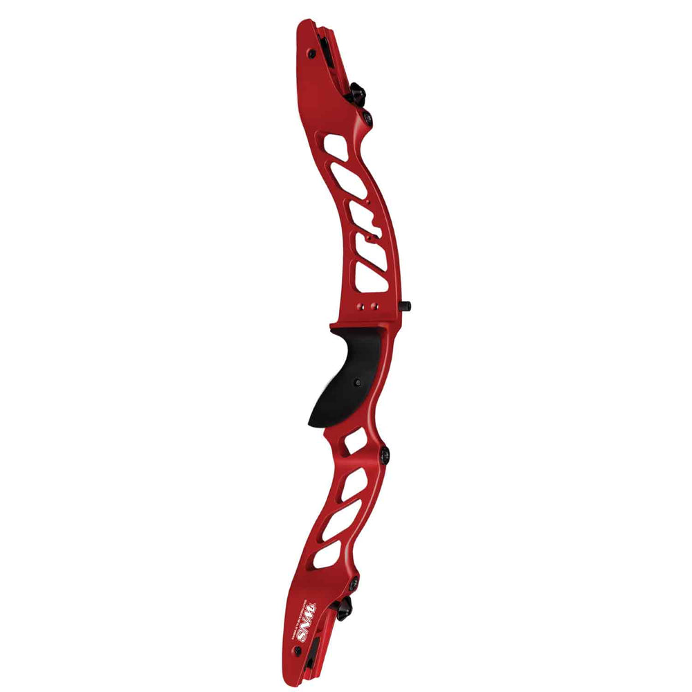 Win & Win WNS Vantage AX 25in ILF Aluminum Riser-Matt Dark Red-LEFT HAND (Open Box X1047139)