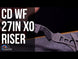 CD Archery WF27 XO ILF Barebow Recurve Riser