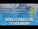Easton X10 Parallel Pro 4mm Match Grade Fletched Arrows