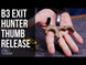 B3 Exit Hunter Thumb Release (Green Anodize)