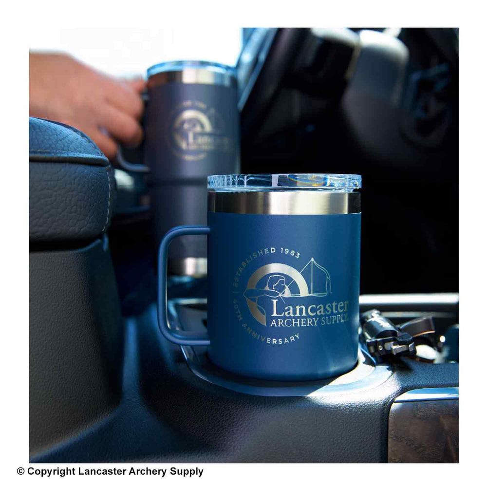 Lancaster Archery Supply 40th Anniversary YETI Rambler Travel Mug