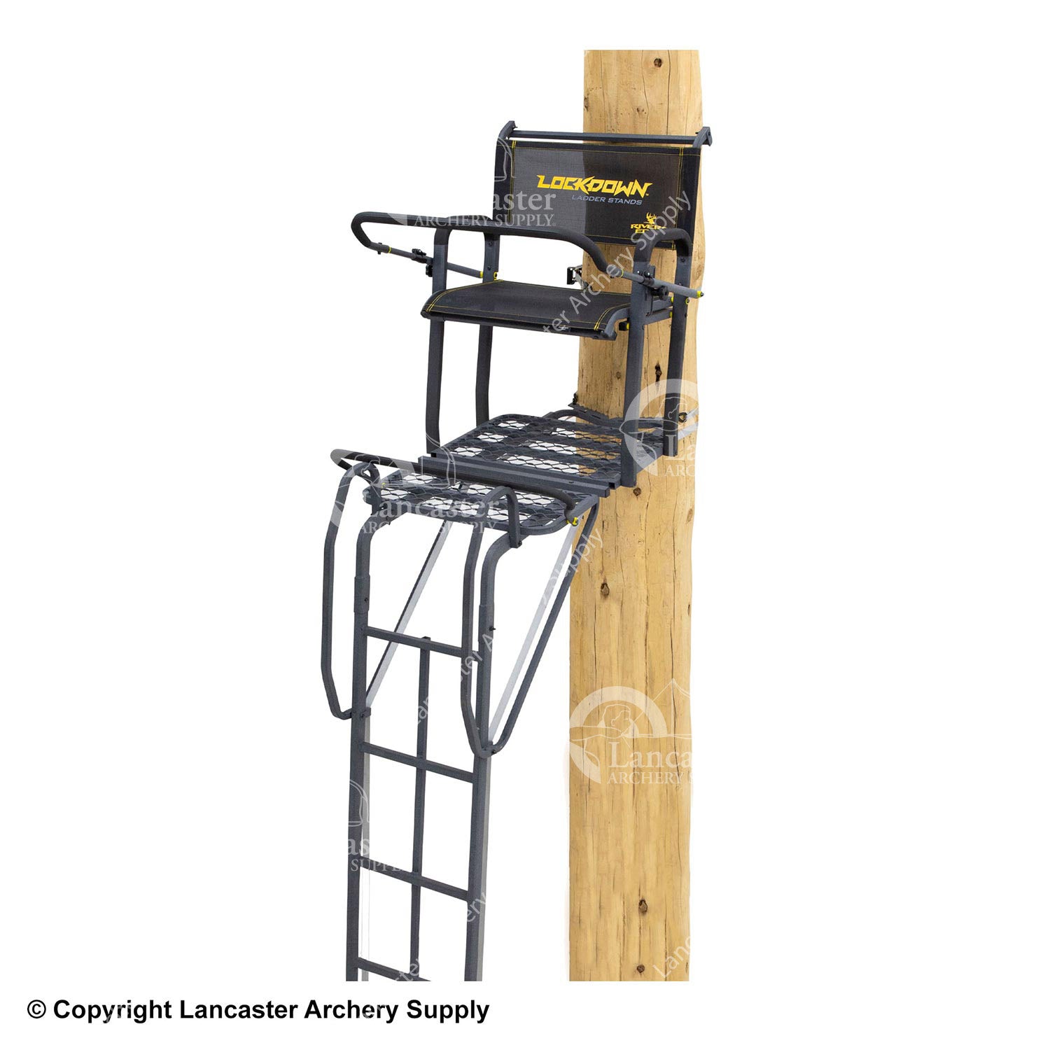 Rivers Edge Lockdown 21 ft 1-Man Ladder Stand