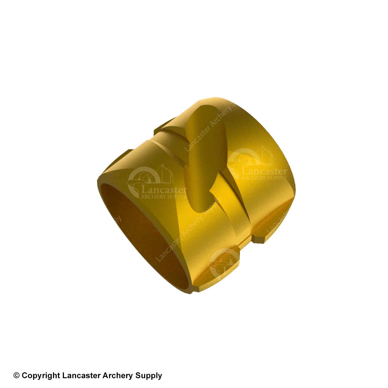 Archer's Eye peep housing in a gold.