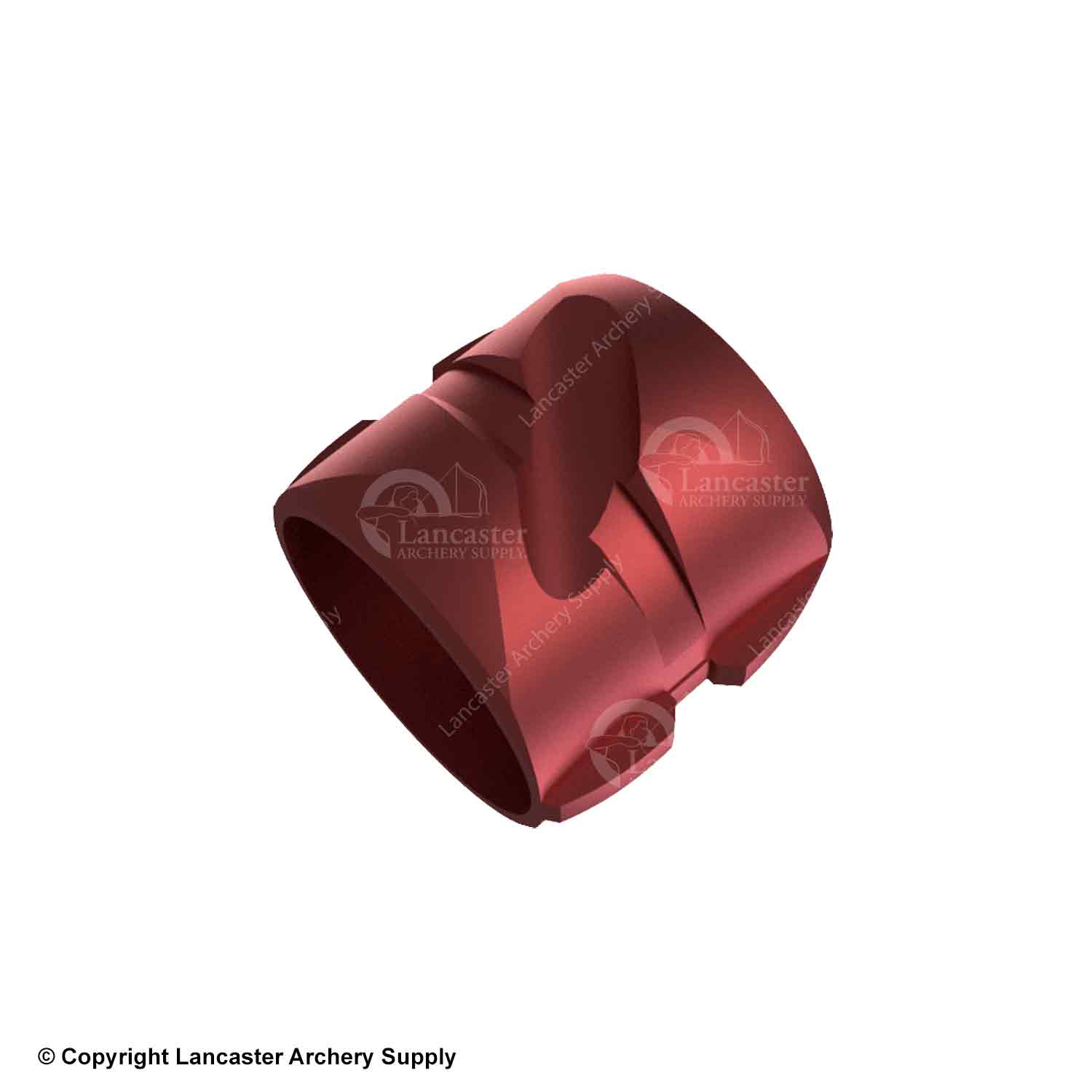 Archer's Eye peep housing in a light red.