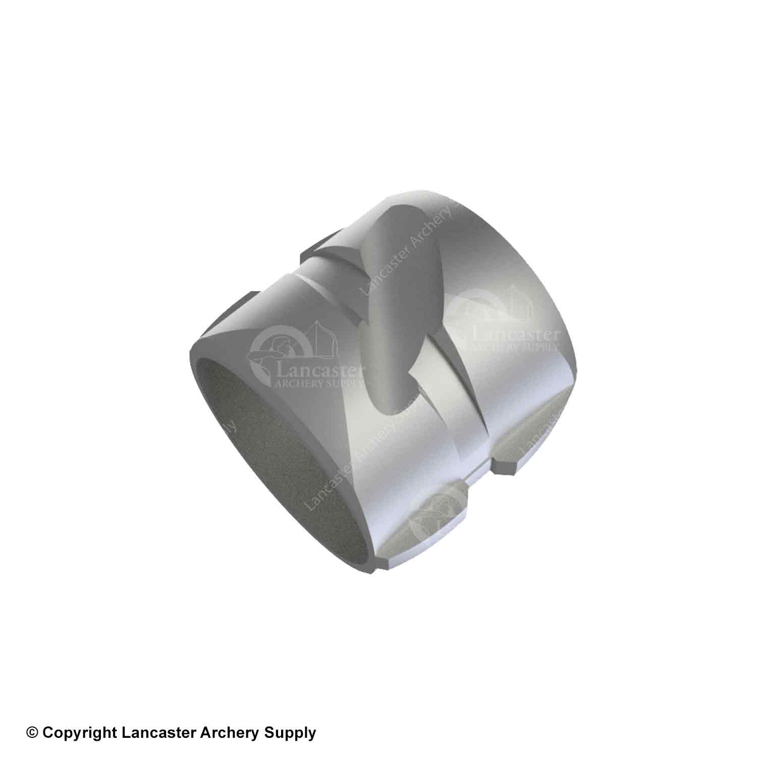 Archer's Eye peep housing in a shiny white.