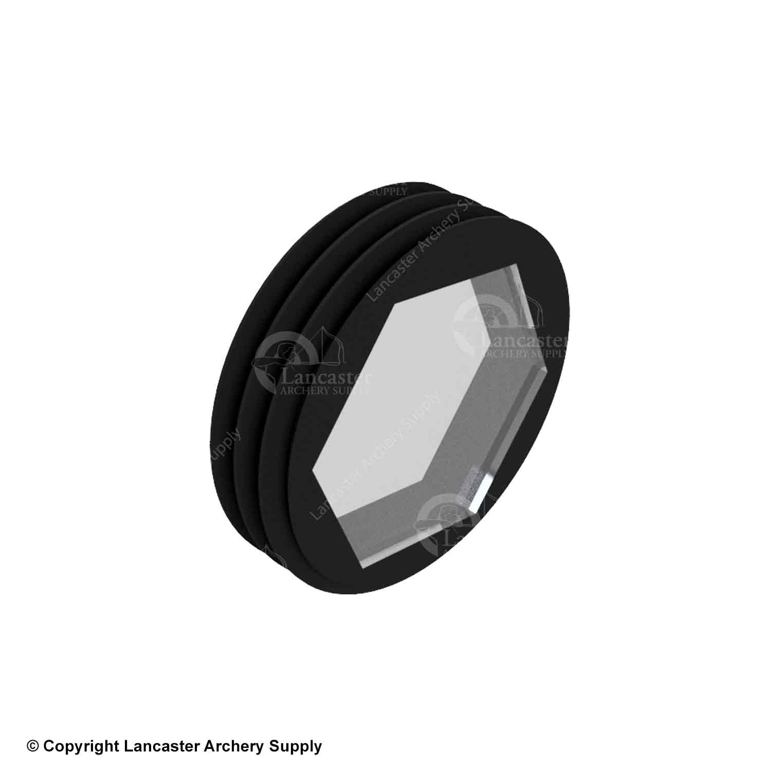 The Archer's Eye threaded lens filter with a gray tint.