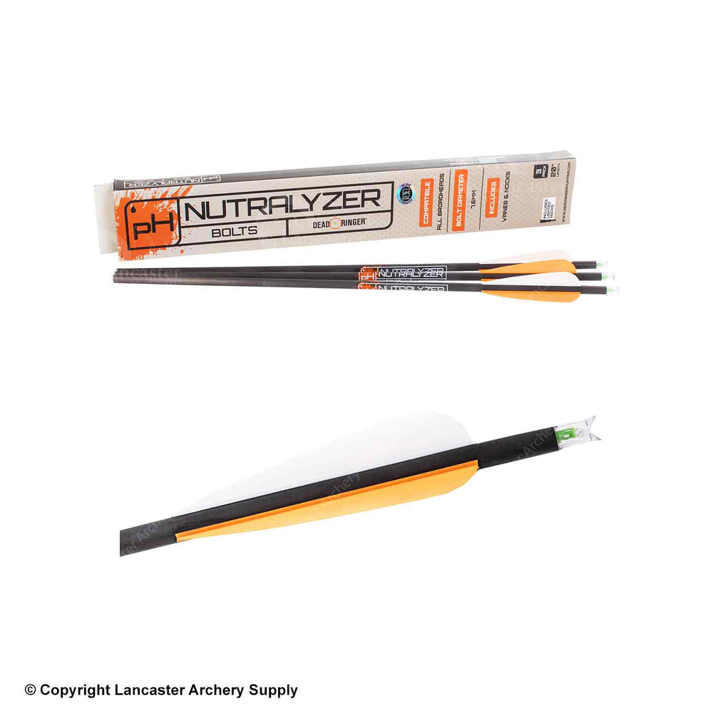 Dead Ringer Nutralyzer Crossbow Bolts w/ Lighted Nocks (3 Pack)