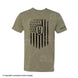 Nock On Old Glory Vertical T-Shirt (Olive)