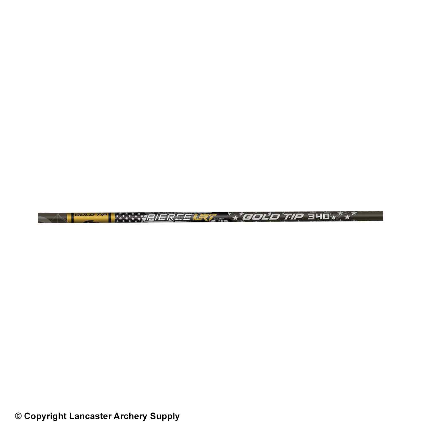 Gold Tip Pierce LRT Fletched Arrows (6 Pack)
