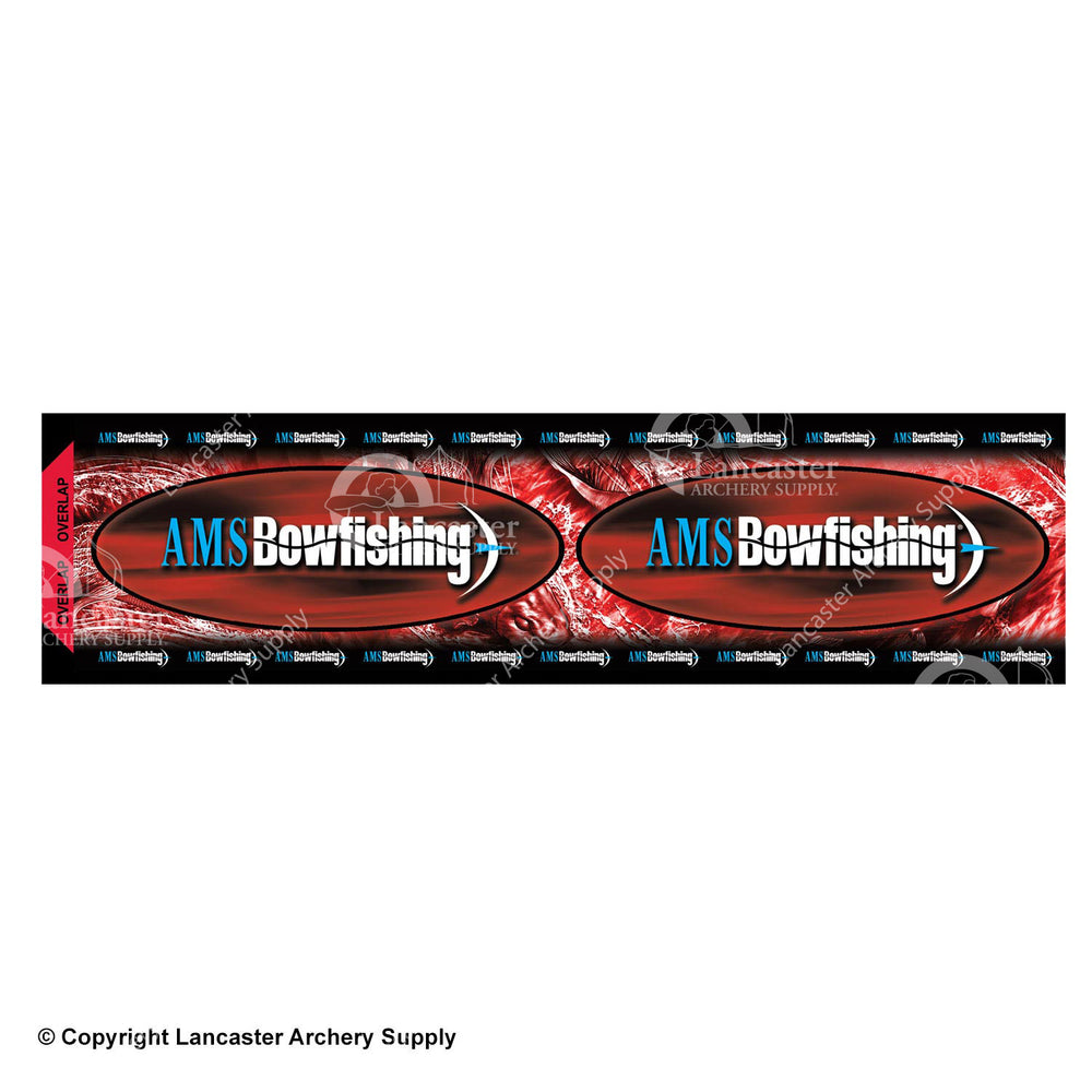 AMS Bowfishing Bottle Wrap Decal