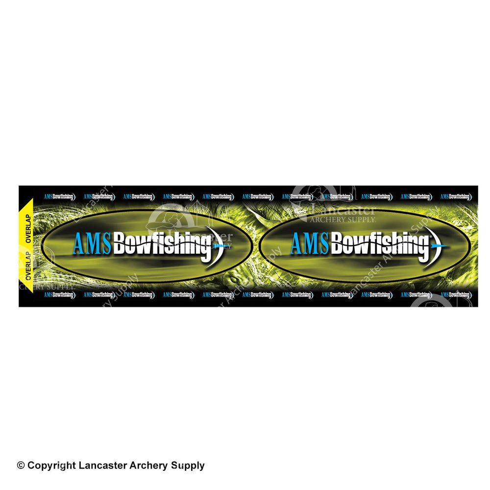 AMS Bowfishing Bottle Wrap Decal