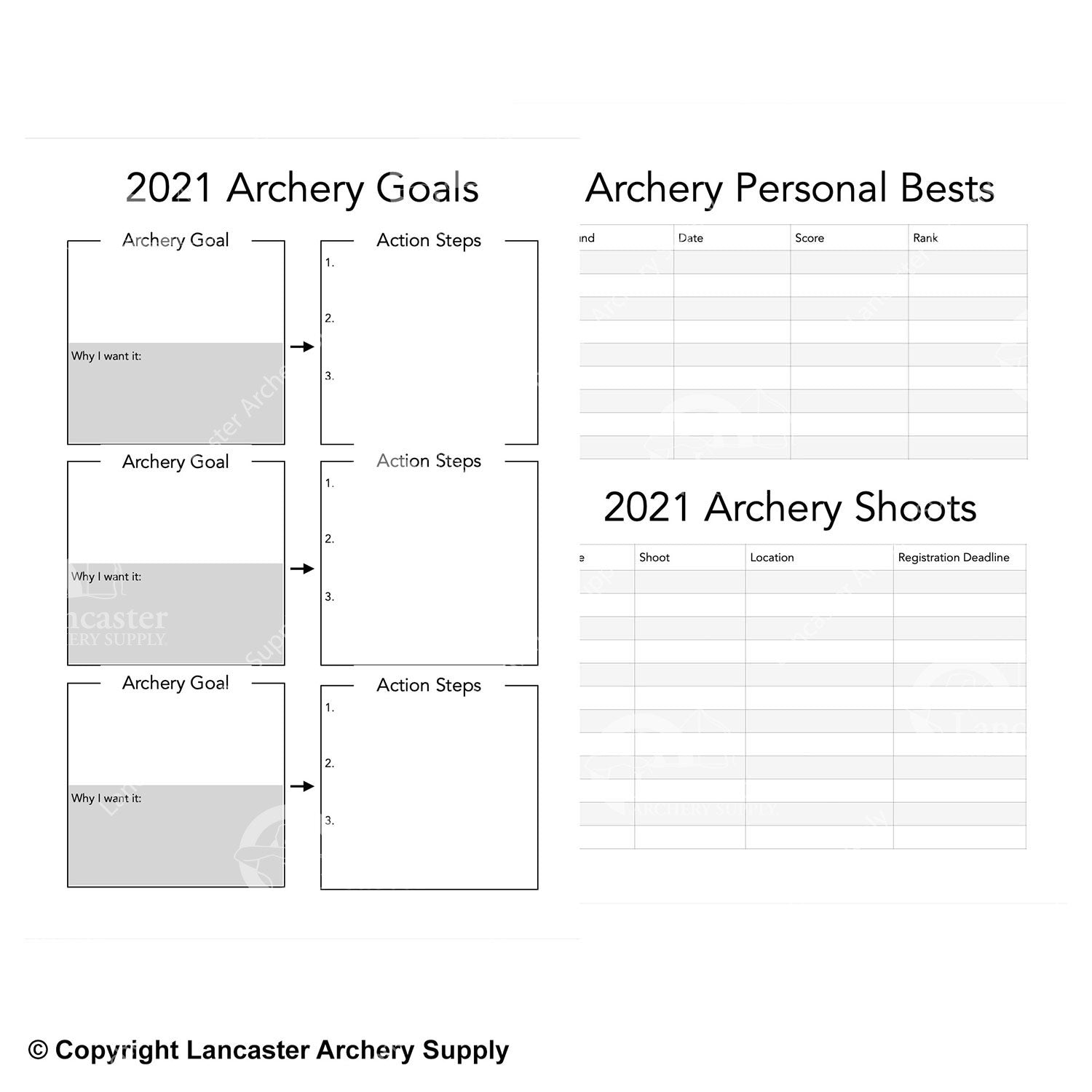 2021 Kaminski Archery Performance Planner