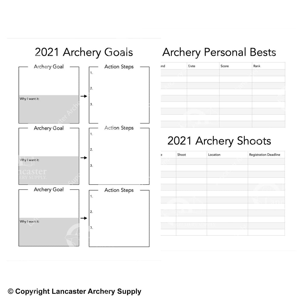 2021 Kaminski Archery Performance Planner