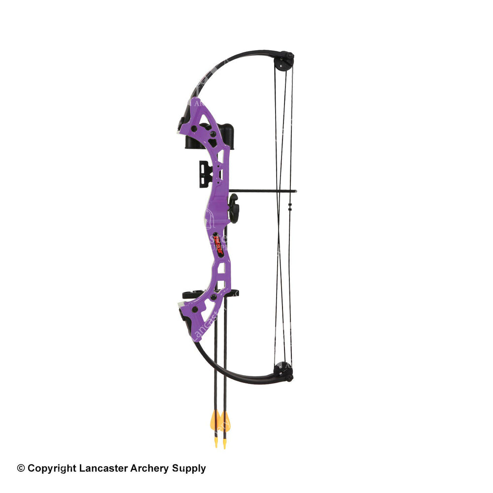 Bear Brave Bow Set (Flo. Purple)