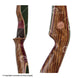 Bear Kodiak Traditional Recurve Bow (Shedua/Purple Heart/Green Glass)