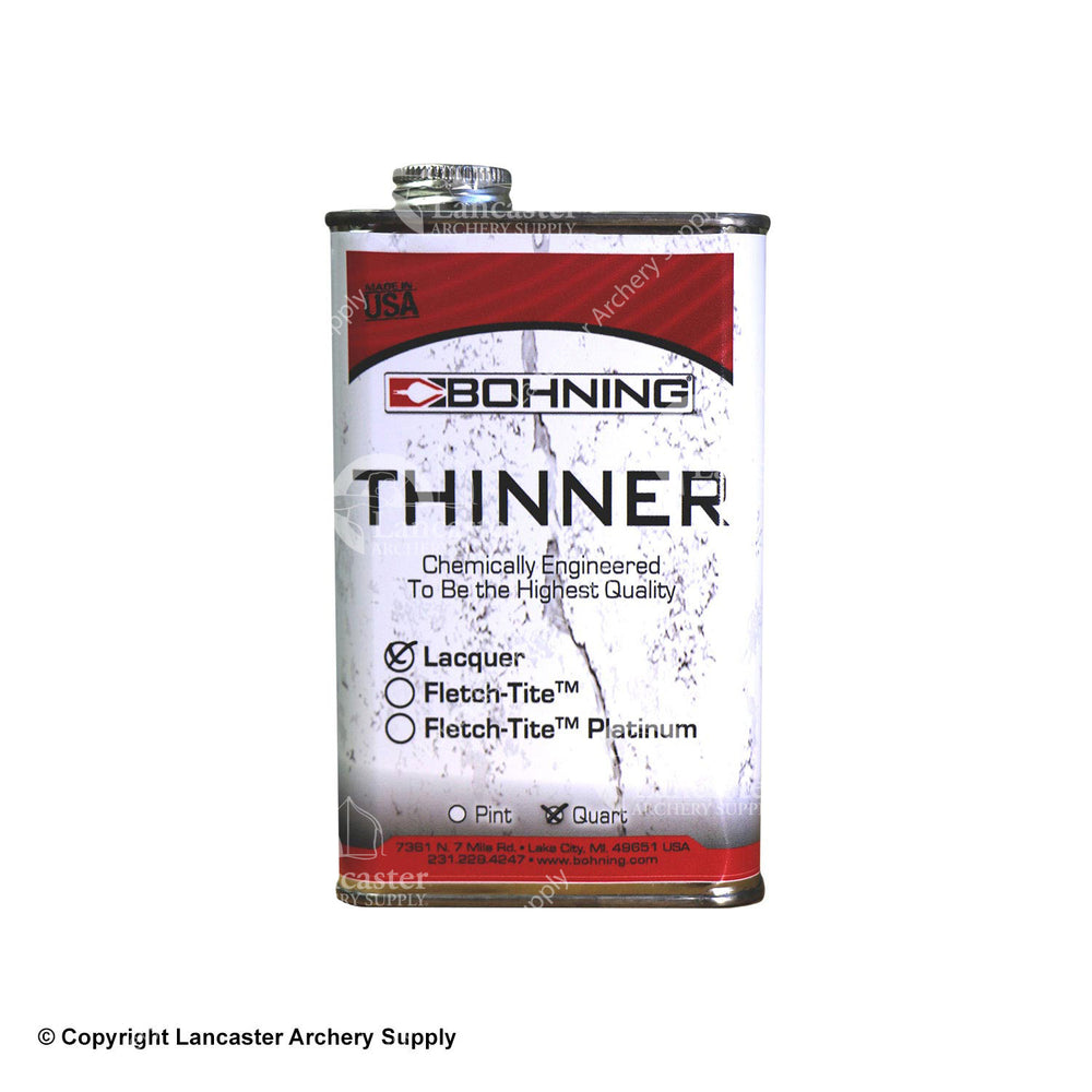 Bohning Fletch-Lac Thinner (Quart)