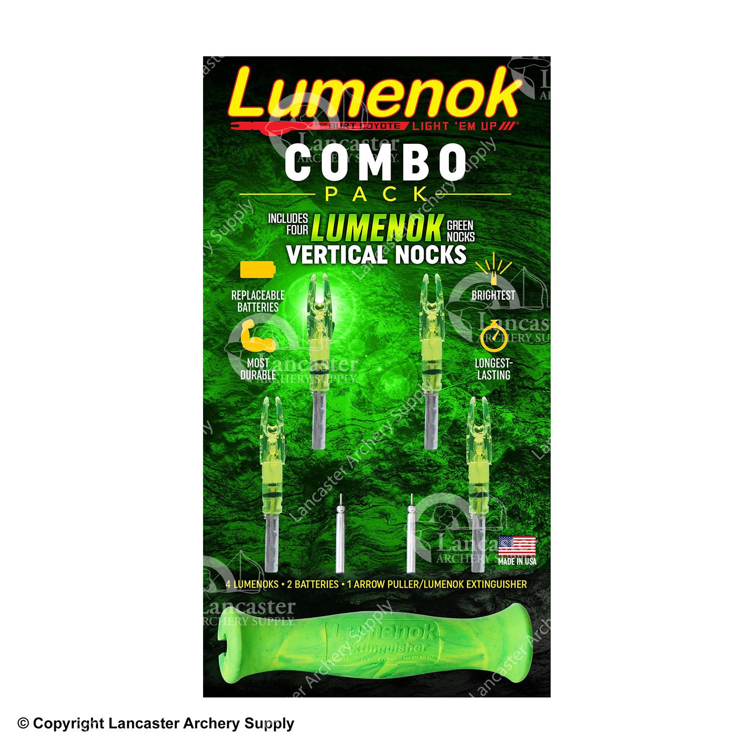 Lumenok GoldTip Lighted Nock Combo Pack