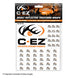 C-EZ Reflective Outdoor Products Reflective Treestand Wraps (Orange)
