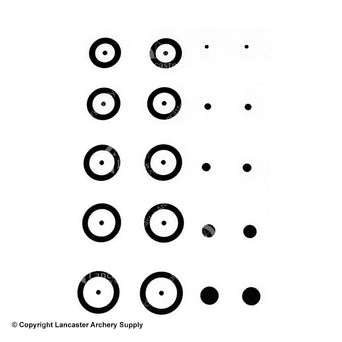 Gunstar Chubby Target Rub-On Aiming Reticles