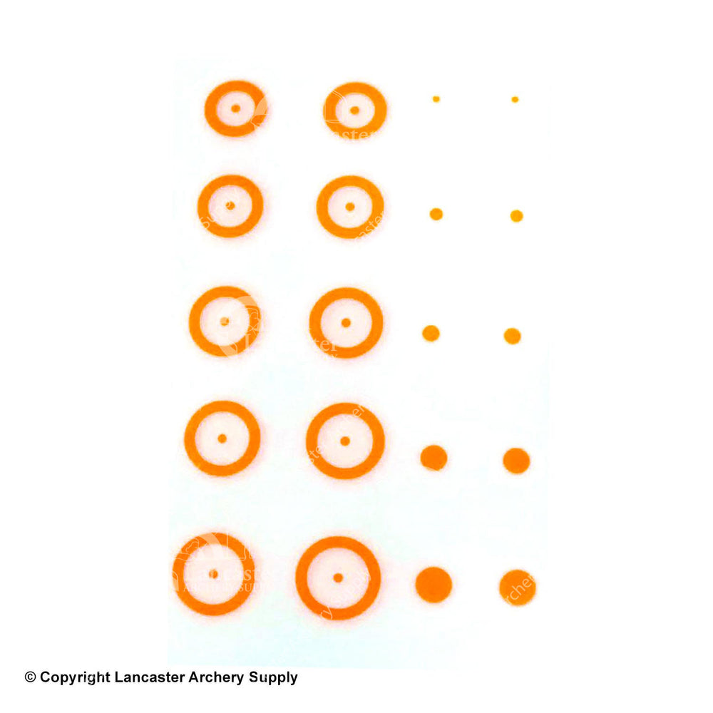Gunstar Chubby Target Rub-On Aiming Reticles