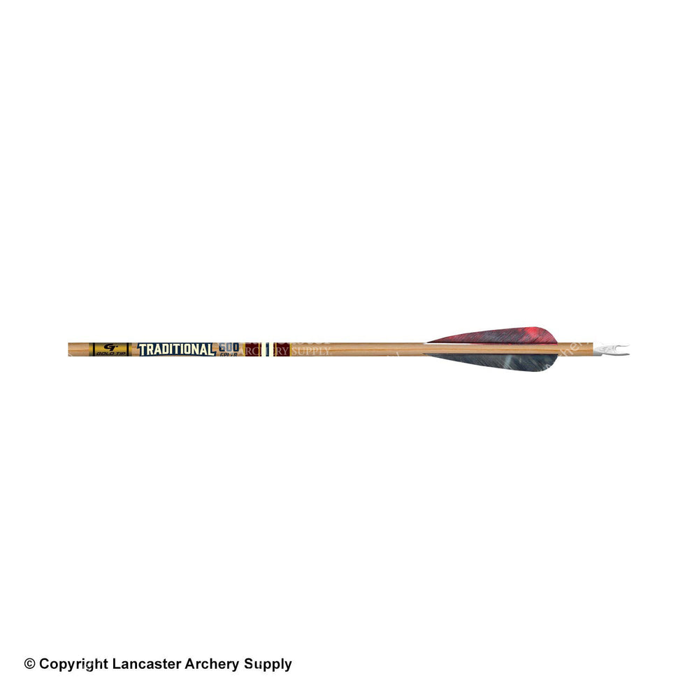 Gold Tip Traditional Classic Fletched Arrows