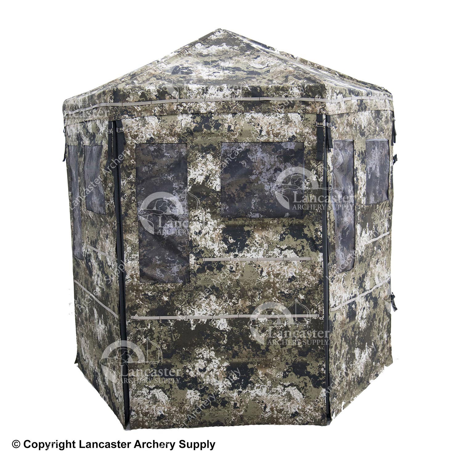 Hawk Warrior Hard Side Panel Blind with Shadow Mesh Technology