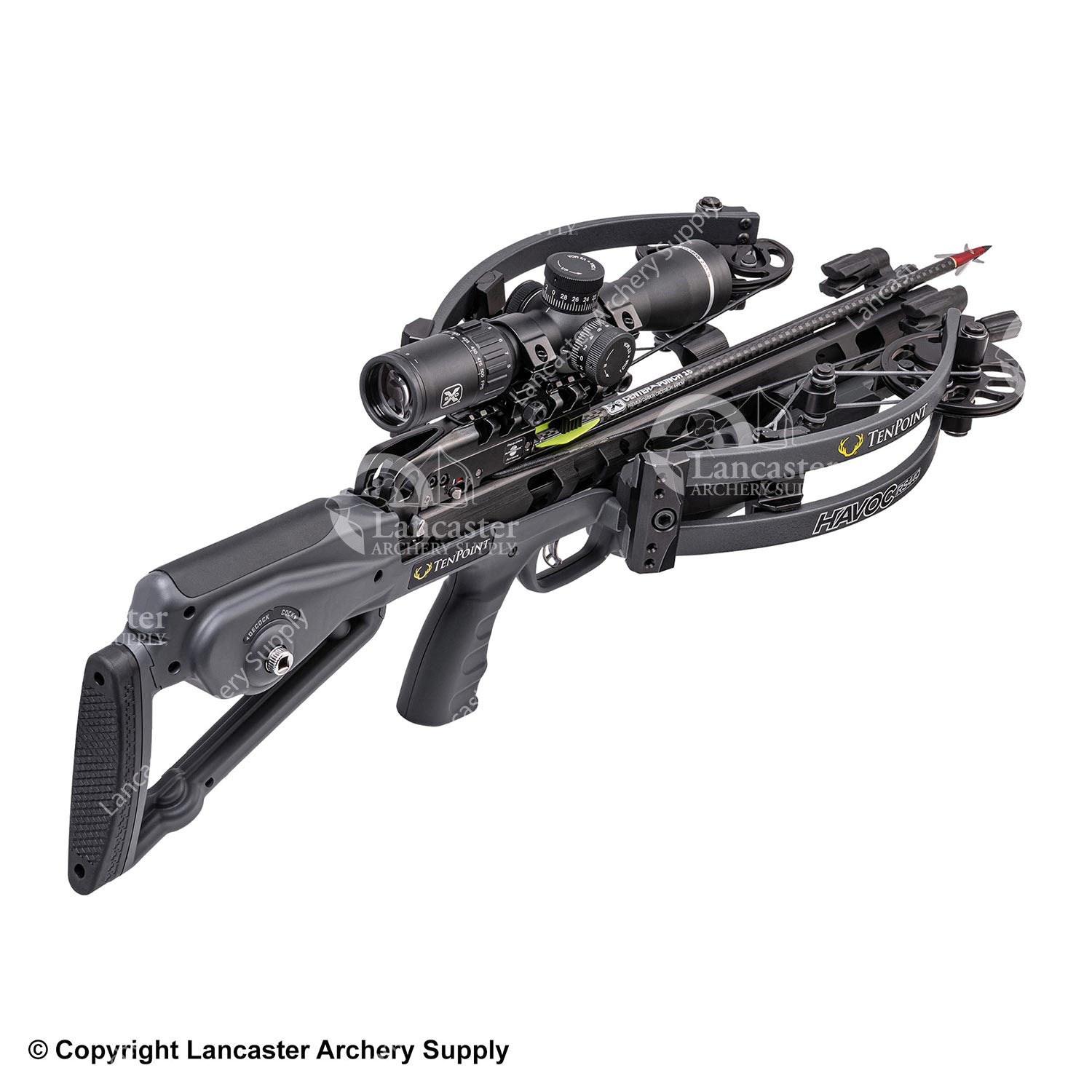 TenPoint Havoc RS440 Elite Crossbow Package w/ ACUslide (Graphite Grey – Lancaster  Archery Supply