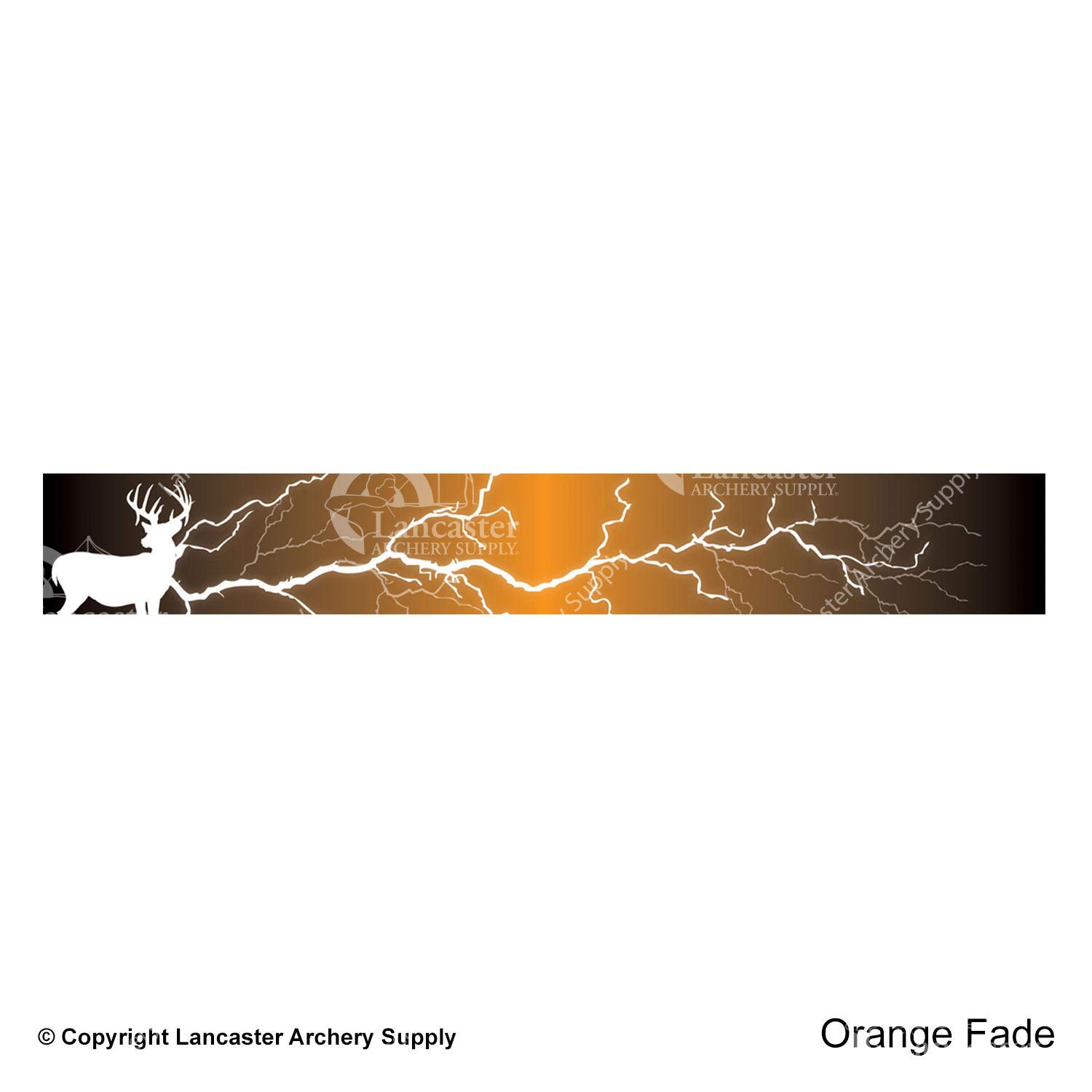 LVE Lightning Whitetail Fade Arrow Wraps (7