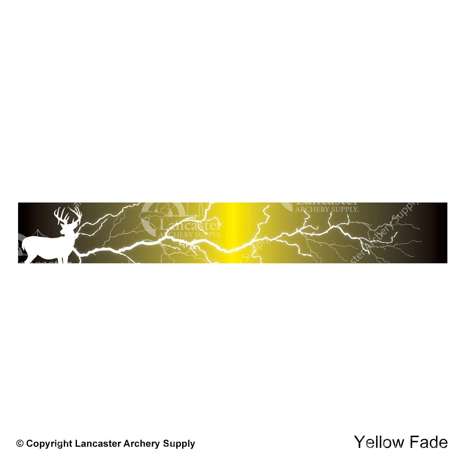 LVE Lightning Whitetail Fade Arrow Wraps (7