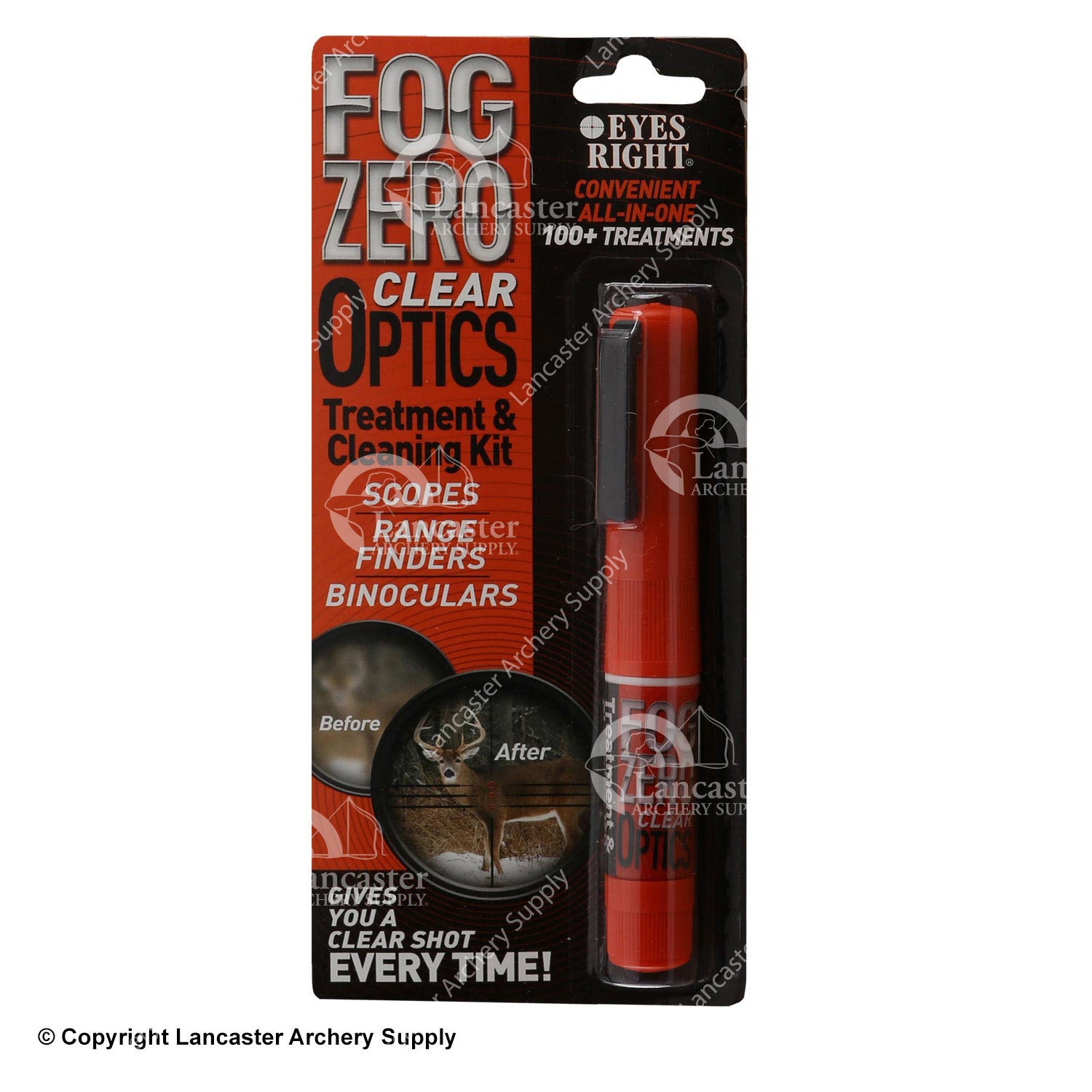 FogZero Fog Free Optics Treatment & Cleaning Kit