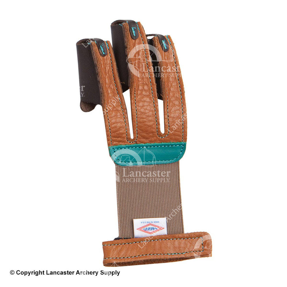Neet TG2 Turquoise Traditional Glove Lancaster Archery Supply