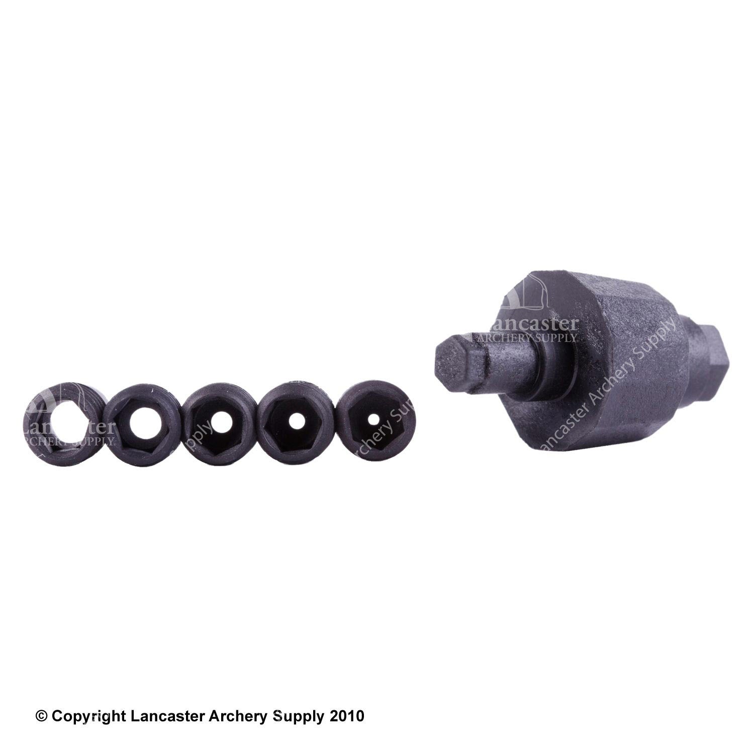 Specialty Archery Peep Apertures Specialty Archery PXS Target Peep Aperture Kit - 5-Piece Set With 1/32" To 1/8" Sizes, Includes Storage Case, Lens Retention Technology