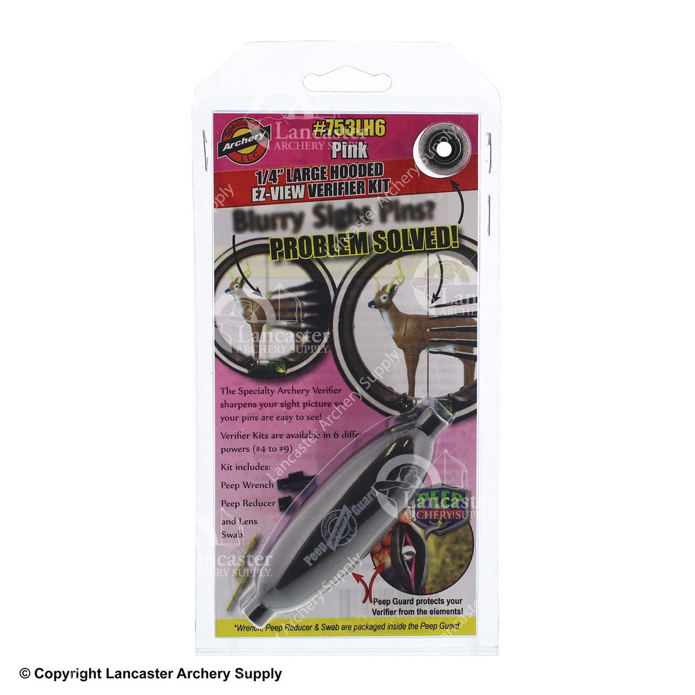 Specialty 1/4" Large Hooded EZView Verifier Kit Lancaster Archery Supply