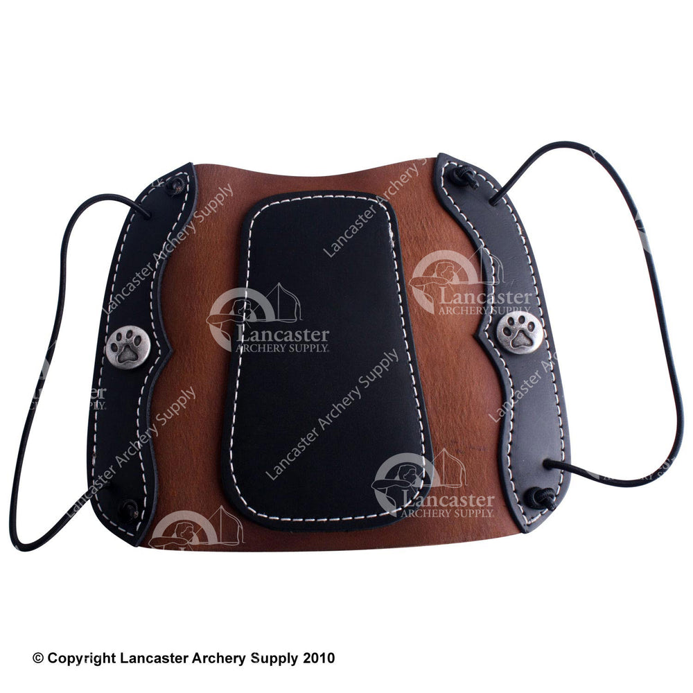 Vista Deluxe Traditional Hunter Leather Armguard w/ Elastic