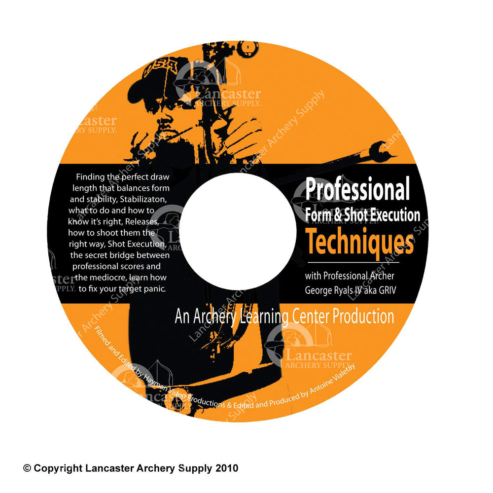 Professional Form and Shot Execution Techniques DVD By George Ryals IV