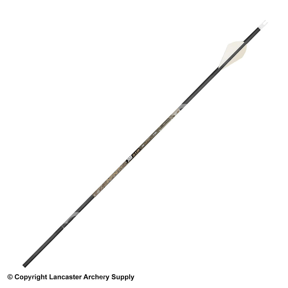 A small diameter arrow great for bowhunting and target archery.