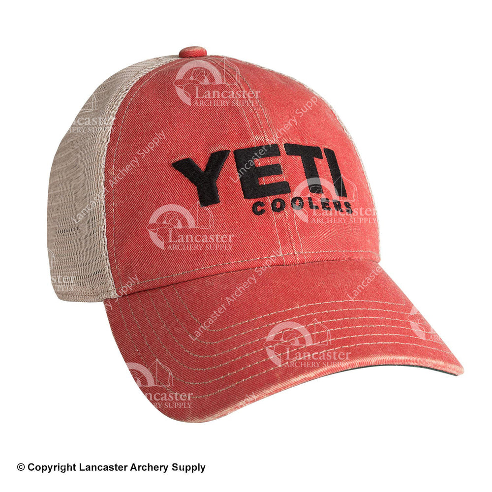 YETI Low Pro Trucker Hat (Red/Tan) – Lancaster Archery Supply