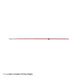 Cajun Red & Black Carbon Infused Arrow w/ Piranha XT Point