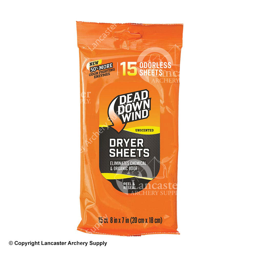 Dead Down Wind Dryer Sheets Lancaster Archery Supply