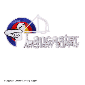 Lancaster Archery Supply Iron On Embroidered Patch