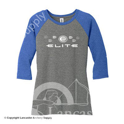 Elite Women's Cut 3/4 Sleeve Tee