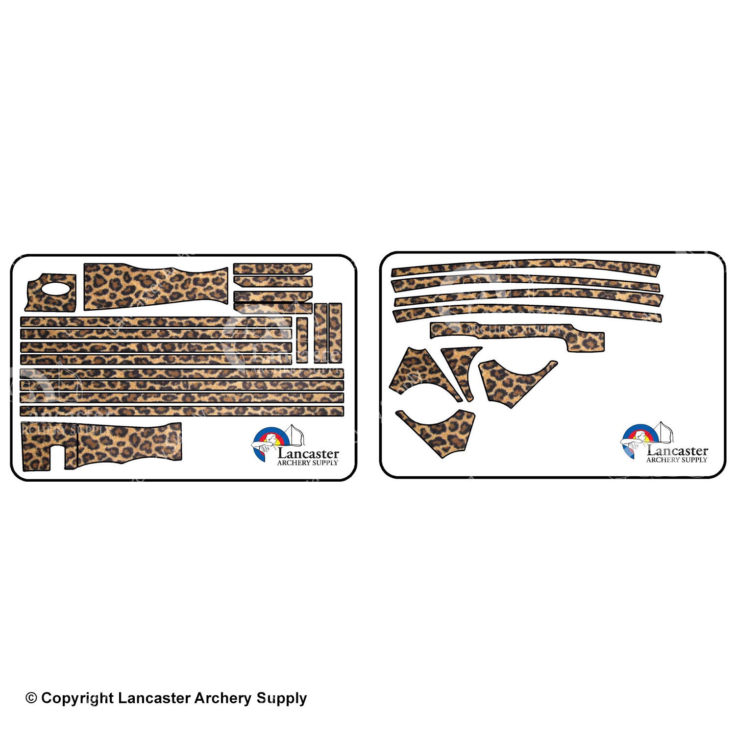 Genesis Bow Leopard Print Decal Kit