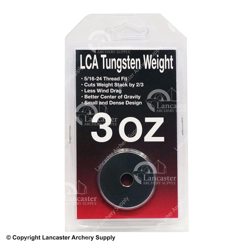 Last Chance 5/16in Hole Tungsten 3oz Weight Threaded (Clearance X1032289)