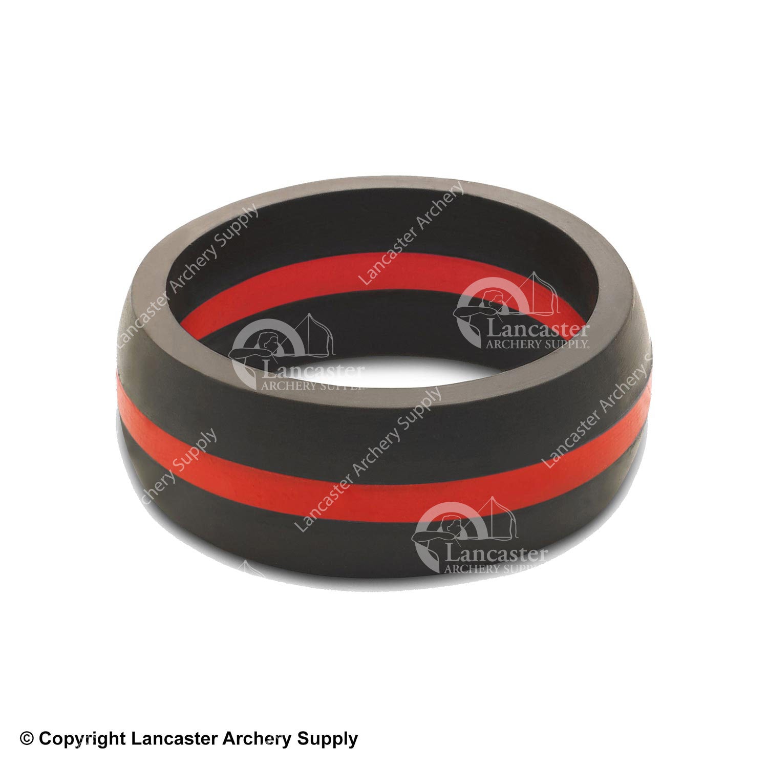 QALO Men's Thin Line Ring (Red)