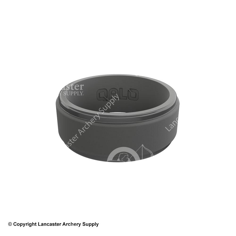 Qalo Men's Step Edge Polished Ring