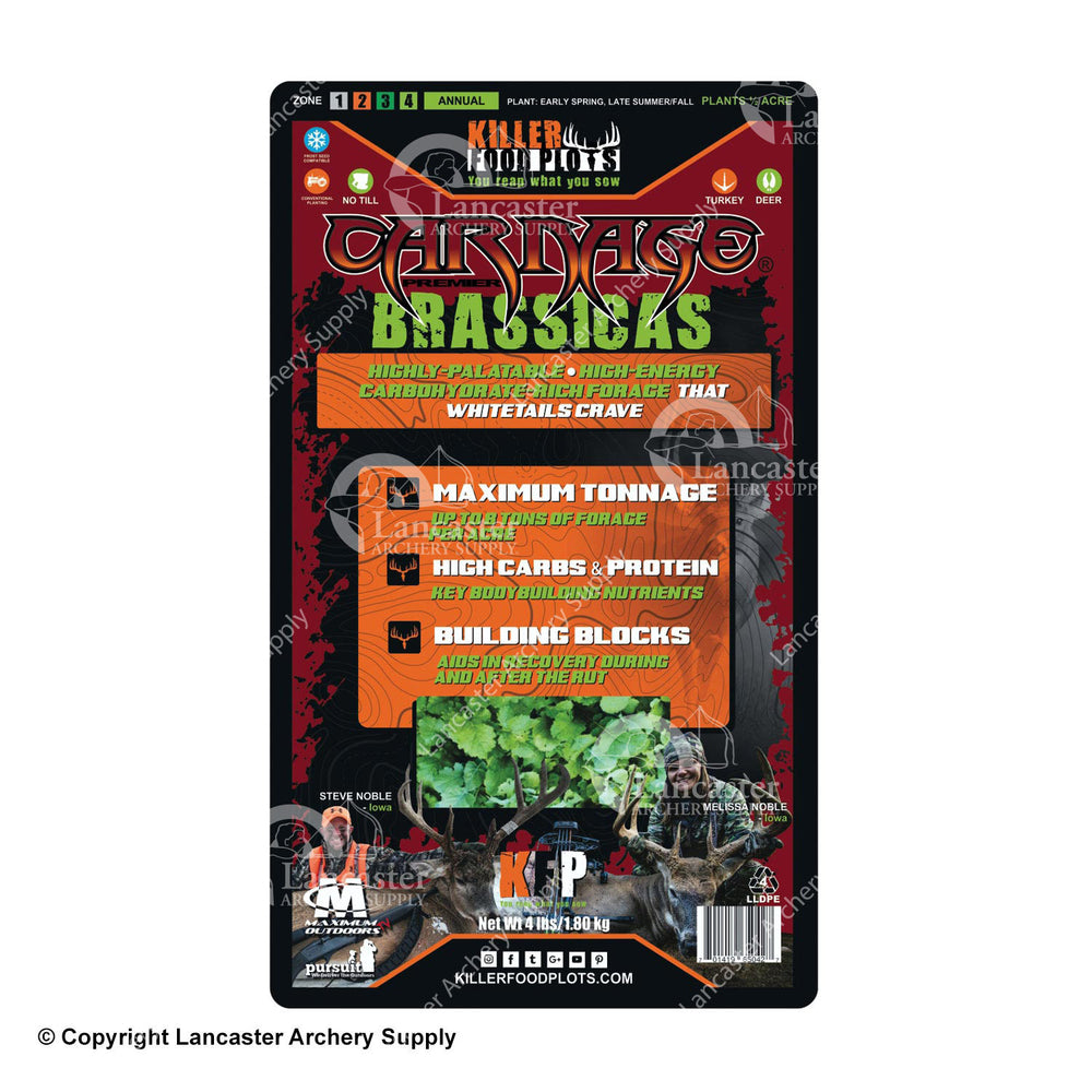 Killer Food Plots Carnage Brassicas Seed 4lb